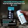 Bálsamo muscular para músculos adoloridos, rígidos y sensibles - dermatológicamente probado y de rápida absorción - con carnosina - sin fragancia - alivio para músculos adoloridos - relajante muscular - 3.38 oz/100ml 3