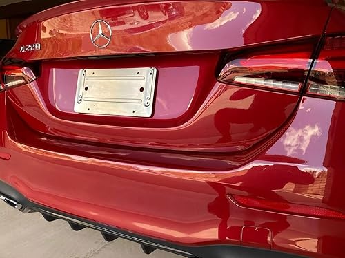 Miniatura 4 de Soporte para placa de matrícula de parachoques trasero para Mercedes-Benz - Kit de soporte de placa para Mercedes-Benz 2005-2025 - Acero inoxidable