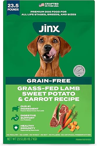 Miniatura 13 de Jinx - Alimento seco premium sin granos para perros, para todas las etapas de la vida - Galletas de pollo real, batata y zanahoria