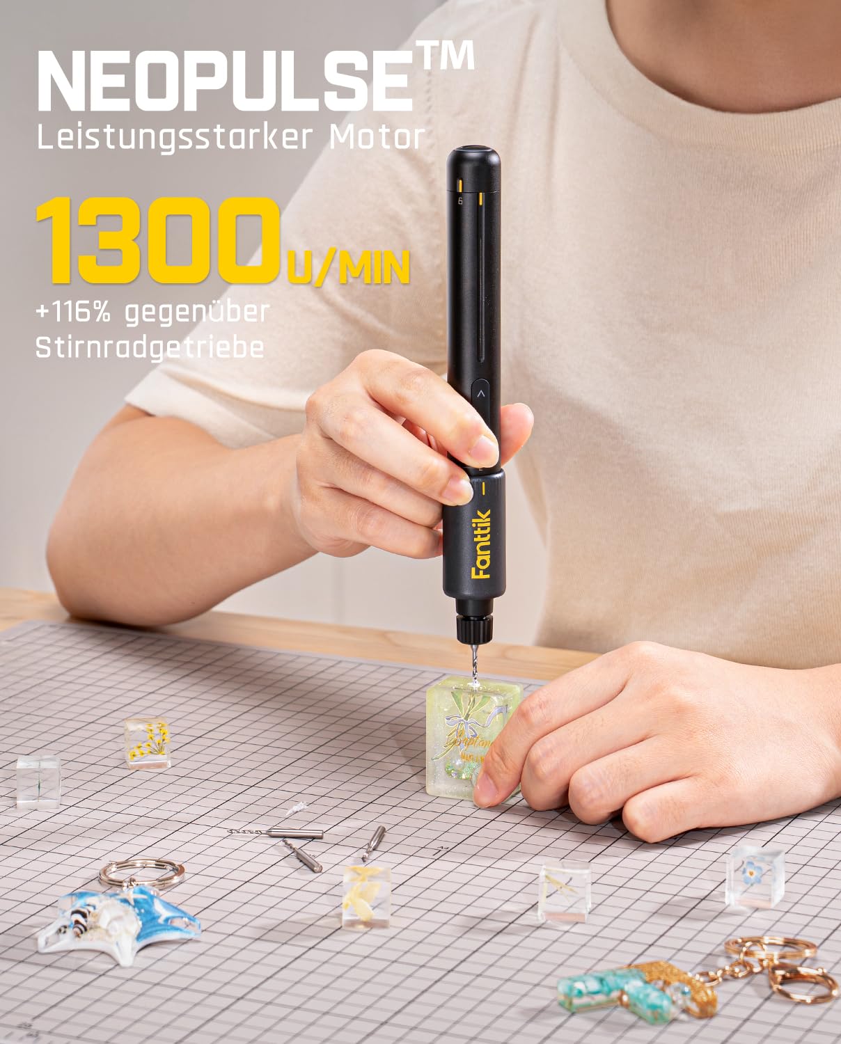 Fanttik E2 Ultra Mini Elektro Schraubendreher Set & Fanttik K2 Nano Elektro-Mini-Bohrstift