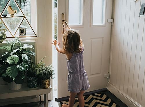 Miniatura 8 de BKSAI Tapón de puerta para puertas, sin adhesivo, excluidor de corrientes de aire, bloqueador de viento para parte inferior de la puerta, excluidor