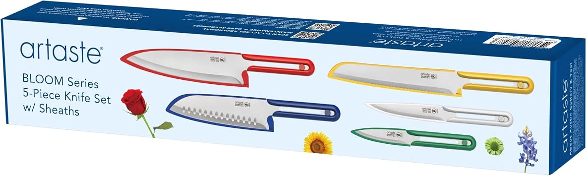 Artaste Bloom 5-Piece Knife Set with Sheaths