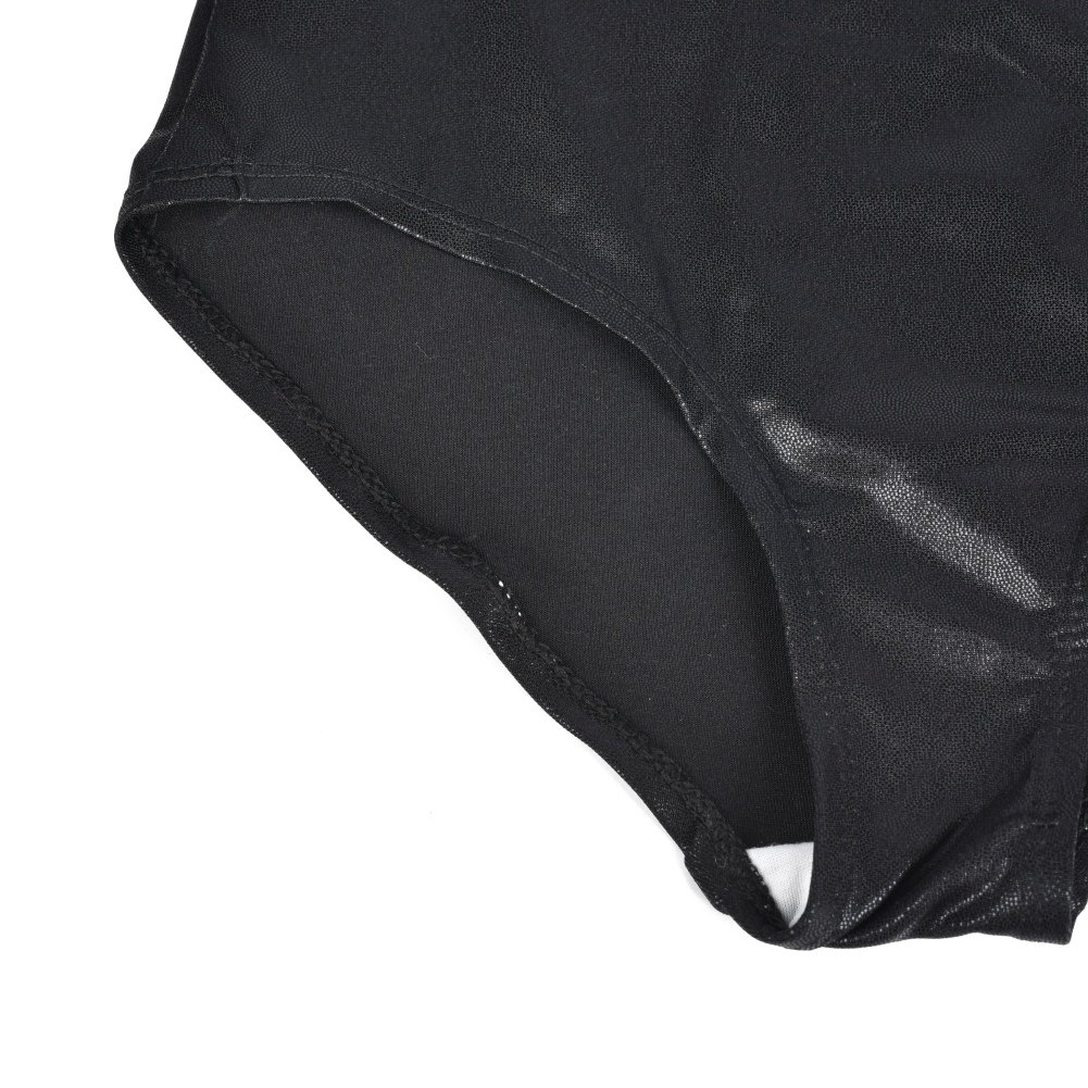 MORESAVE Girls Long Sleeve Sparkle Leotards Rainbow Dance Costume