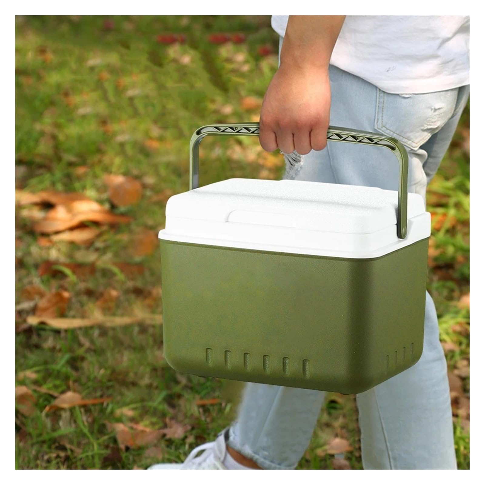 Mini refrigerador portátil for Coche de 6 litros, con Aislamiento, for Uso doméstico, Multiusos, for Acampar y Viajar.