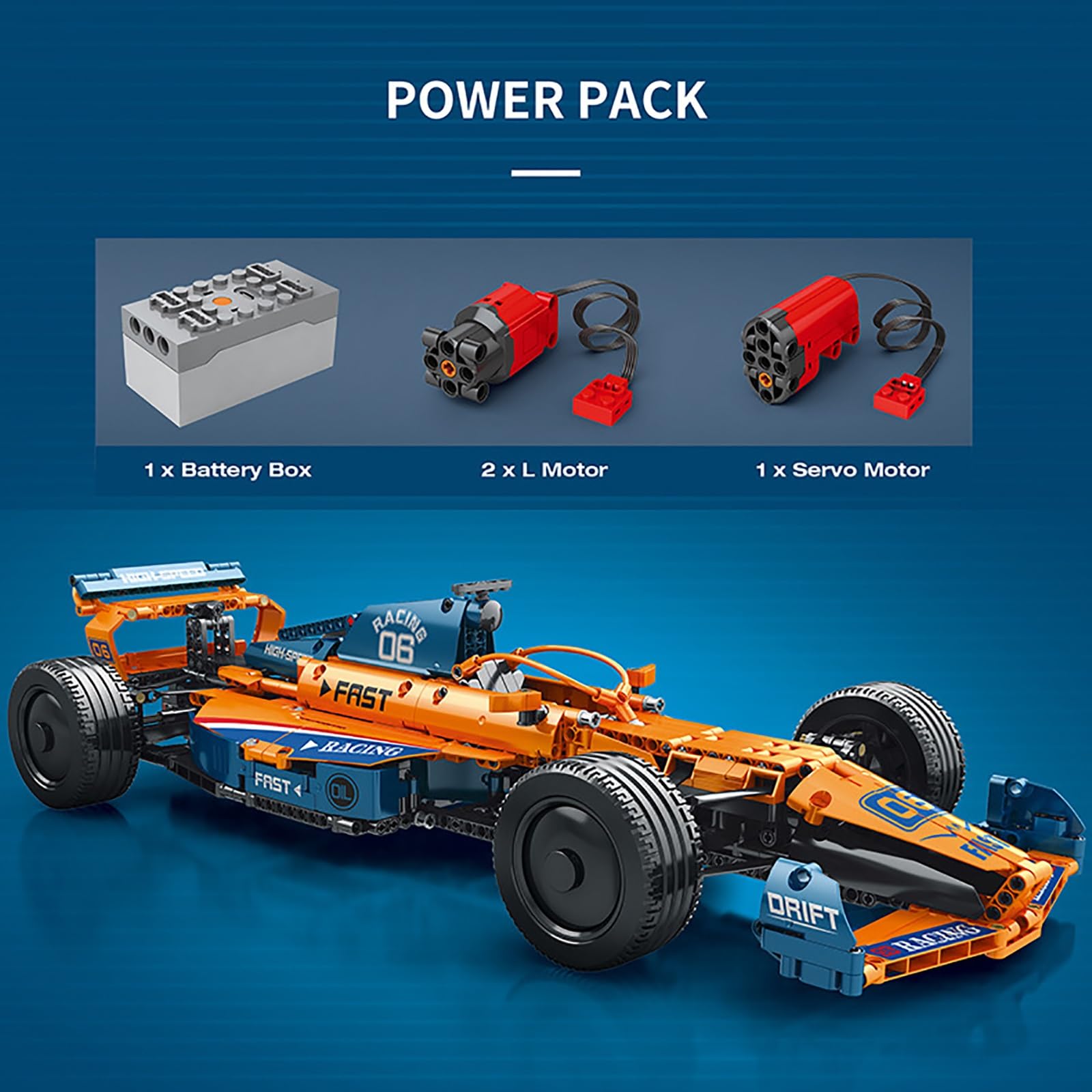 Amazon.co.jp: 組み立ておもちゃF1フォーミュラカー組み立てモデル DIY