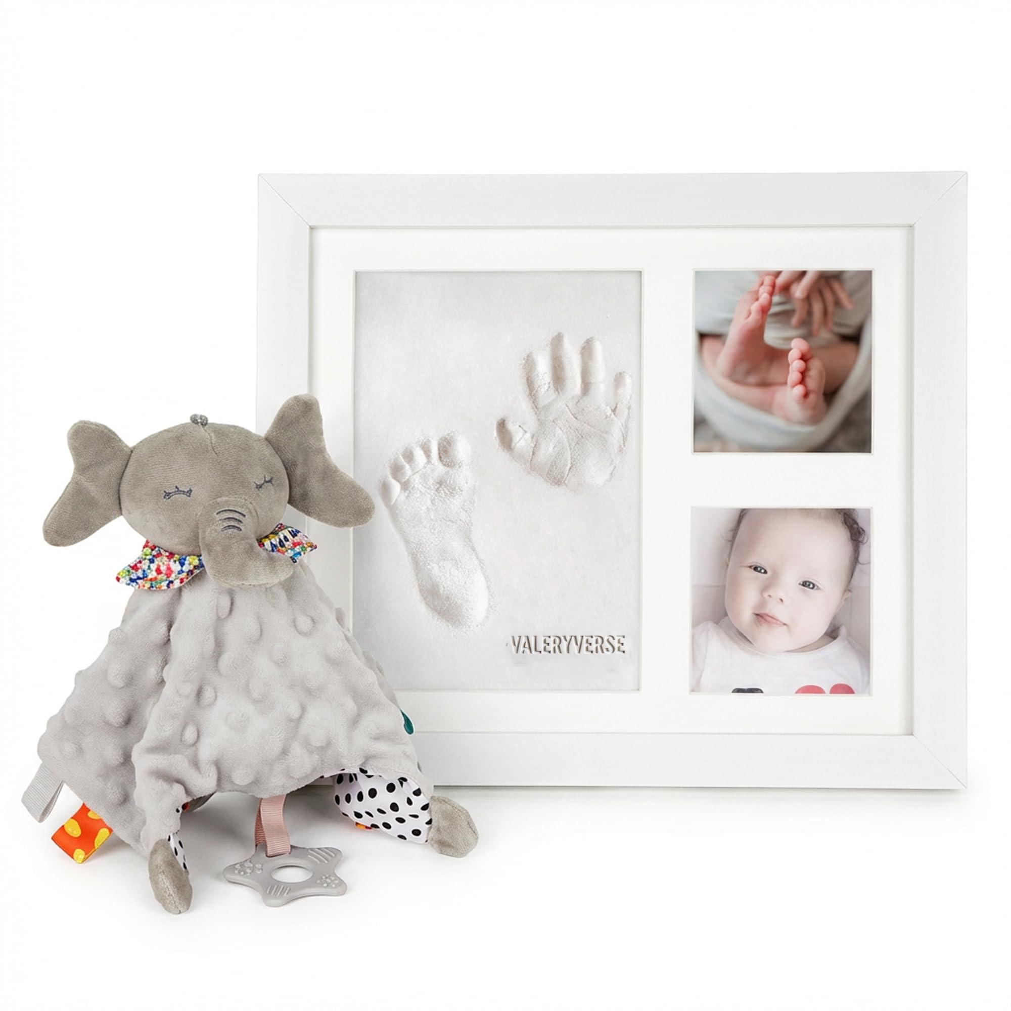 Kit empreintes bébé et son doudou pour capturer l'émotion de la naissance - 8