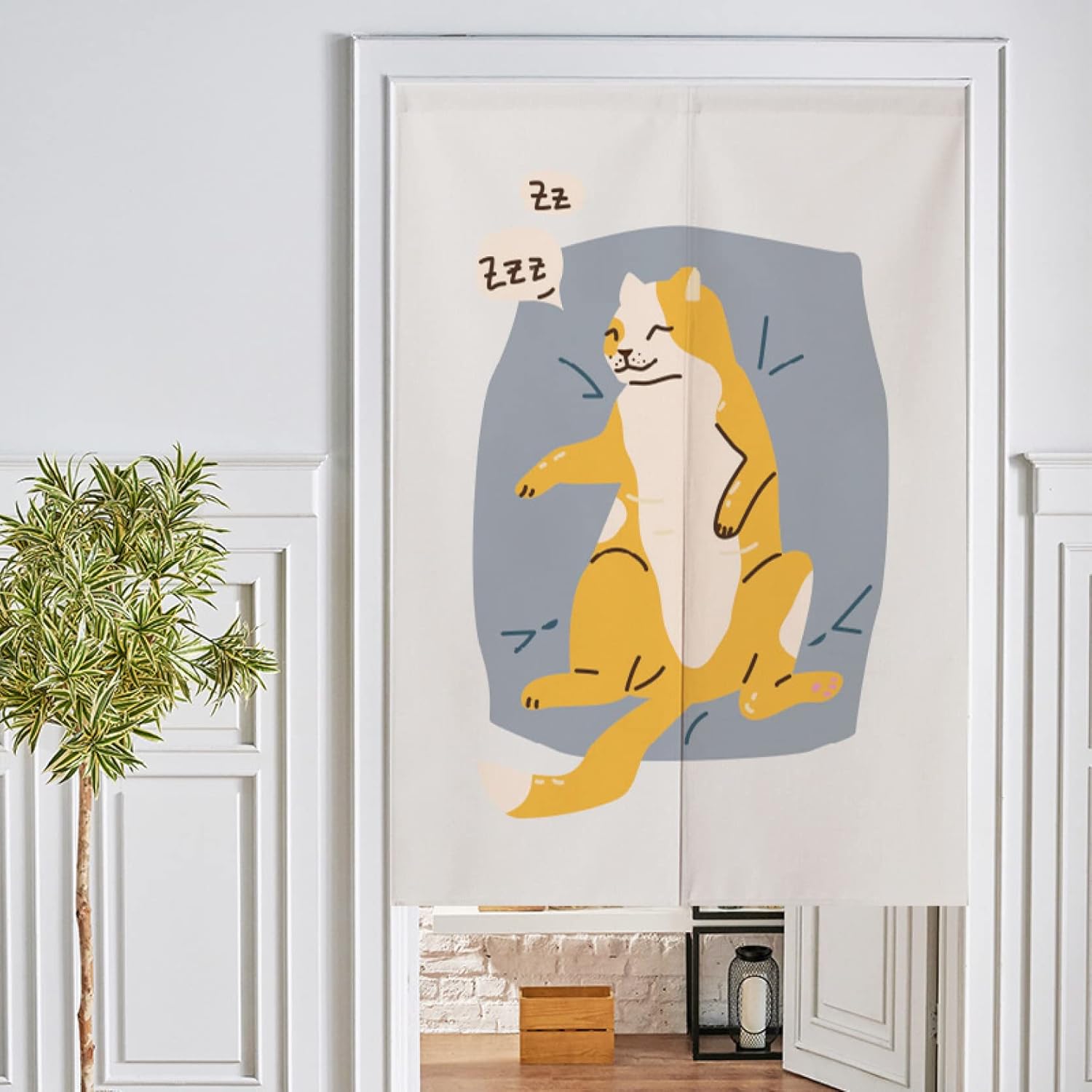 のれん つっぱり式 暖簾 レース フリル 玄関のれん 北欧 レイヤード ねこ 動物 可愛い 目隠し カラー15 間仕切り ロング カ