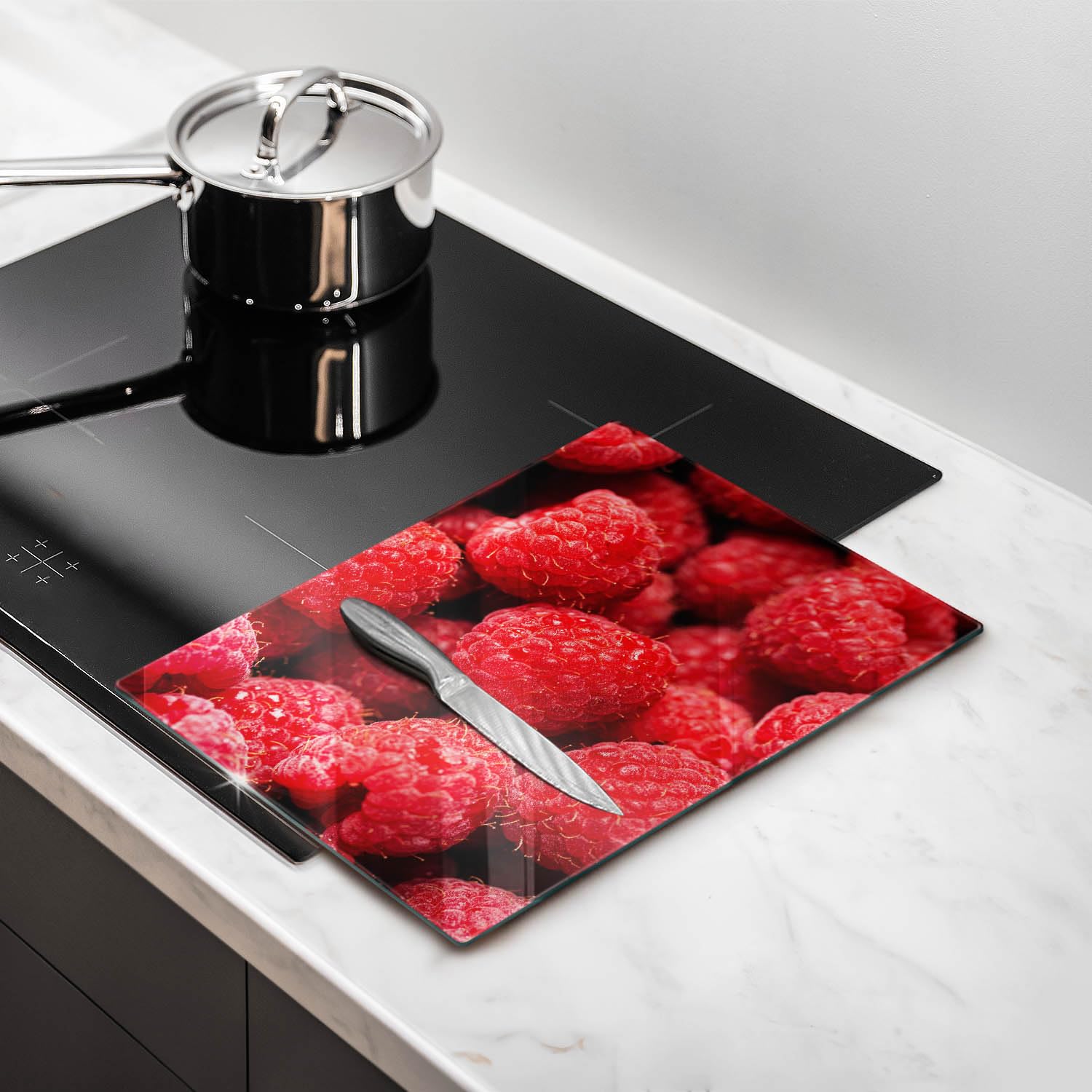 Tabla de cocina | Rojo | Superficie impresa