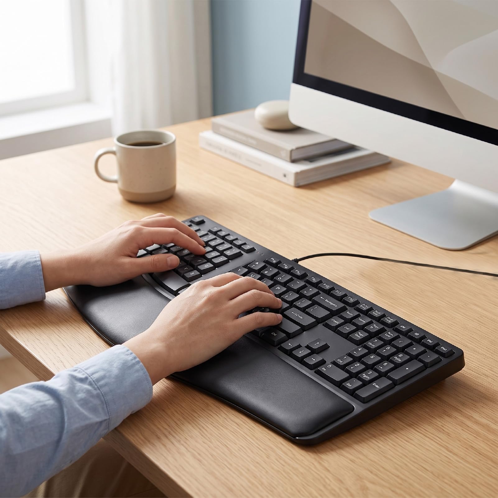Przewodowy, Ergonomiczny, Podzielony Układ Klawiatury