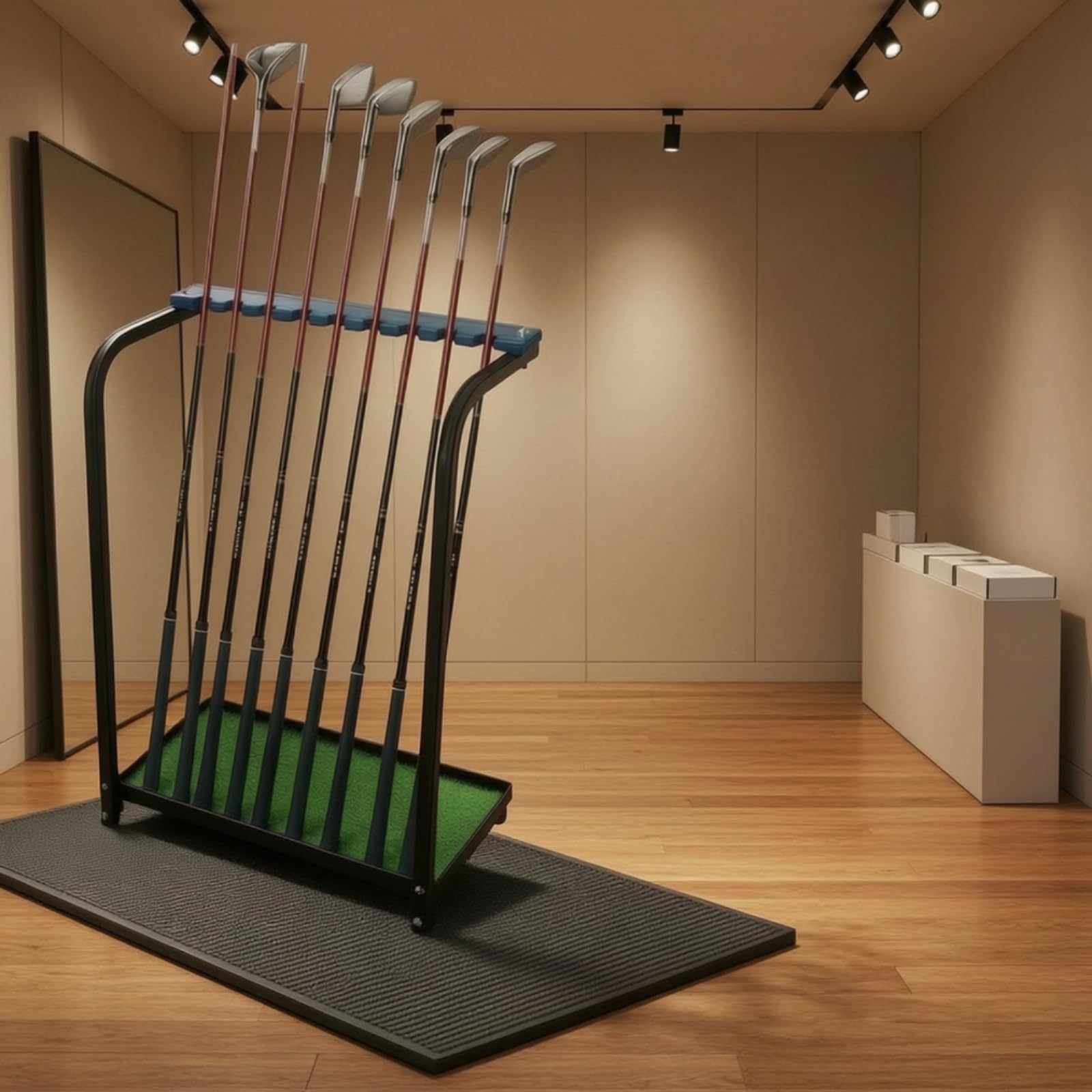 Organizador Palos Golf Vertical Expositor Palos Golf Ahorra Espacio te para Golfistas, Garaje