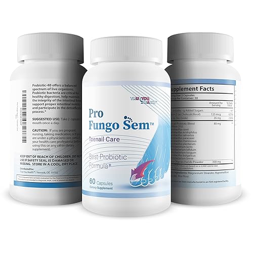 Miniatura 4 de Pro Fungo Sem Cuidado de las uñas de los pies La mejor fórmula probiótica Dedos claros, uñas y pies Apoyo a la salud de los hongos probióticos