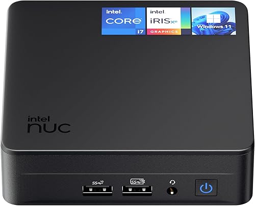 Intel NUC 13 PRO NUC13ANKi7 Arena Canyon, CPU de 13 generación, 16 GB RAM 512 GB SSD, Intel Core i7-1360P, Win 10 Home Mini computadora de