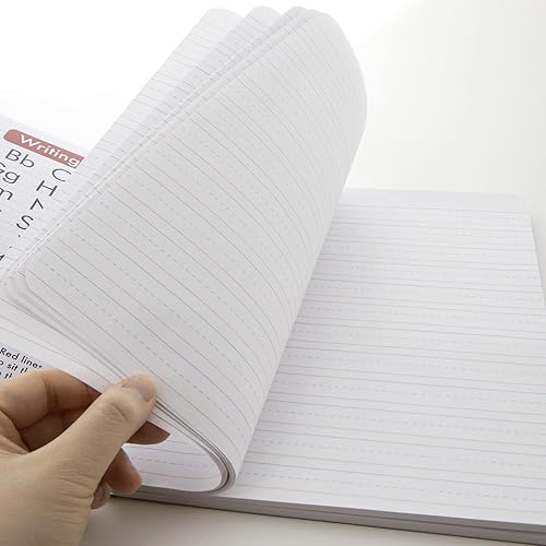 Miniatura 7 de BAZIC - Cuaderno de composición de diario primario, mármol azul, 100 hojas de escritura de grados K- 2, cuadernos comp, para jardín de infantes,