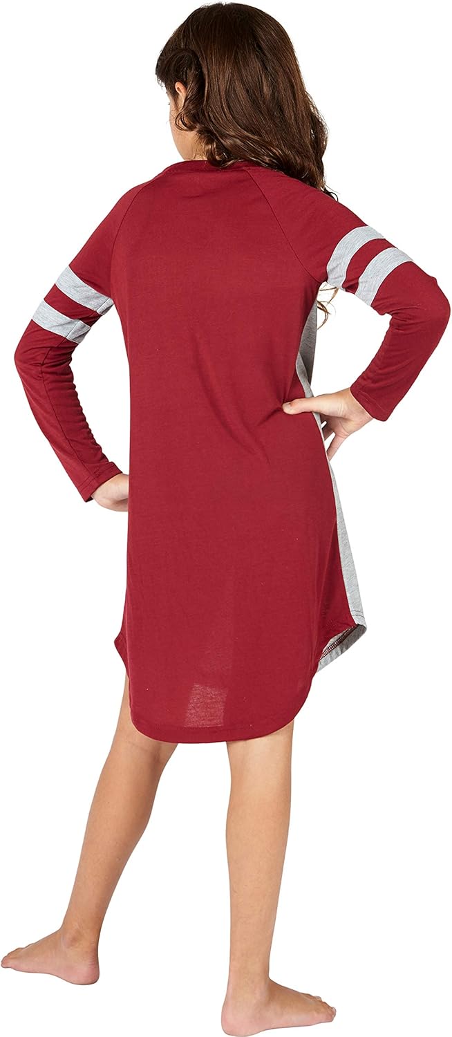 Harry Potter Hermione Varsity Gryffindor Quidditch Fantastic Pajama Holiday Nightgown - Image 2