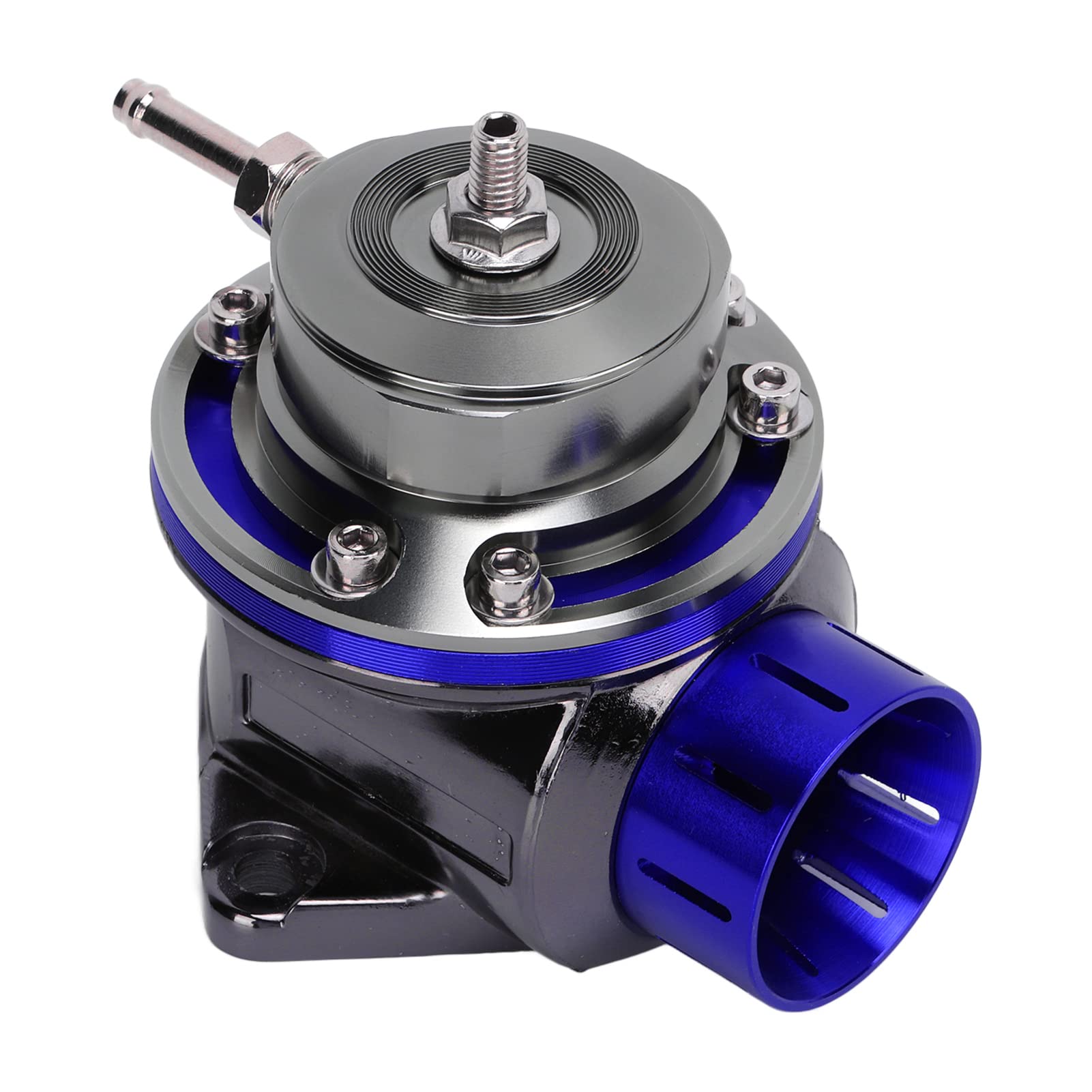 Kit valvola di soffiaggio, kit valvola di scarico ricircolante, valvola di sfiato turbo BOV mm, lunghezza 65 mm, modifica universale (blu)