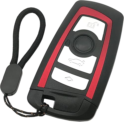 Miniatura 7 de Funda para llavero inteligente con control remoto para BMW 1 3 4 5 6 7 F Series X3 X5 M2 M5 F10 235ix 320 Funda para llavero (negro)
