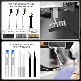 Kit d'accessoires d'imprimante 3D de 221 pièces, avec outil d'ébavurage, convient pour le démontage d'impression 3D, le nettoyage et le traitement de précision des boîtes à outils - 6