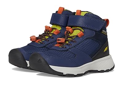 KEEN Kids Skua Durable Easy On Comfortable Waterproof (Toddler/Little Kid) Kids Shoes Naval Academy/Rogue Green