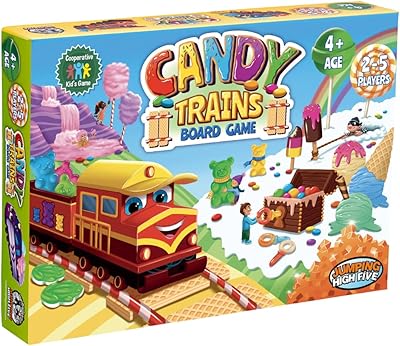 New! Candy Trains Board Game! A Sweet Cooperative Tile Game - Perfect Hands-On Fun for Family Game Night - Kids Ages 5 and...
