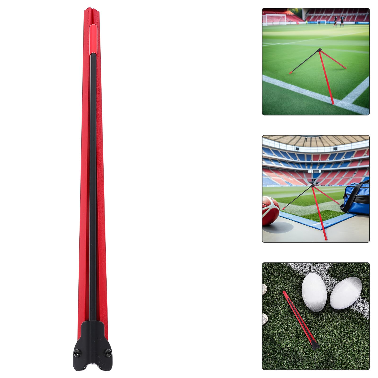 Abaodam Verstellbares Football Kicking Tee mit Rutschfestem Standfuß Stabiles Trainingsgerät für Präzises Field Goal Kicking-Training Geeignet für Erwachsene und Jugendliche