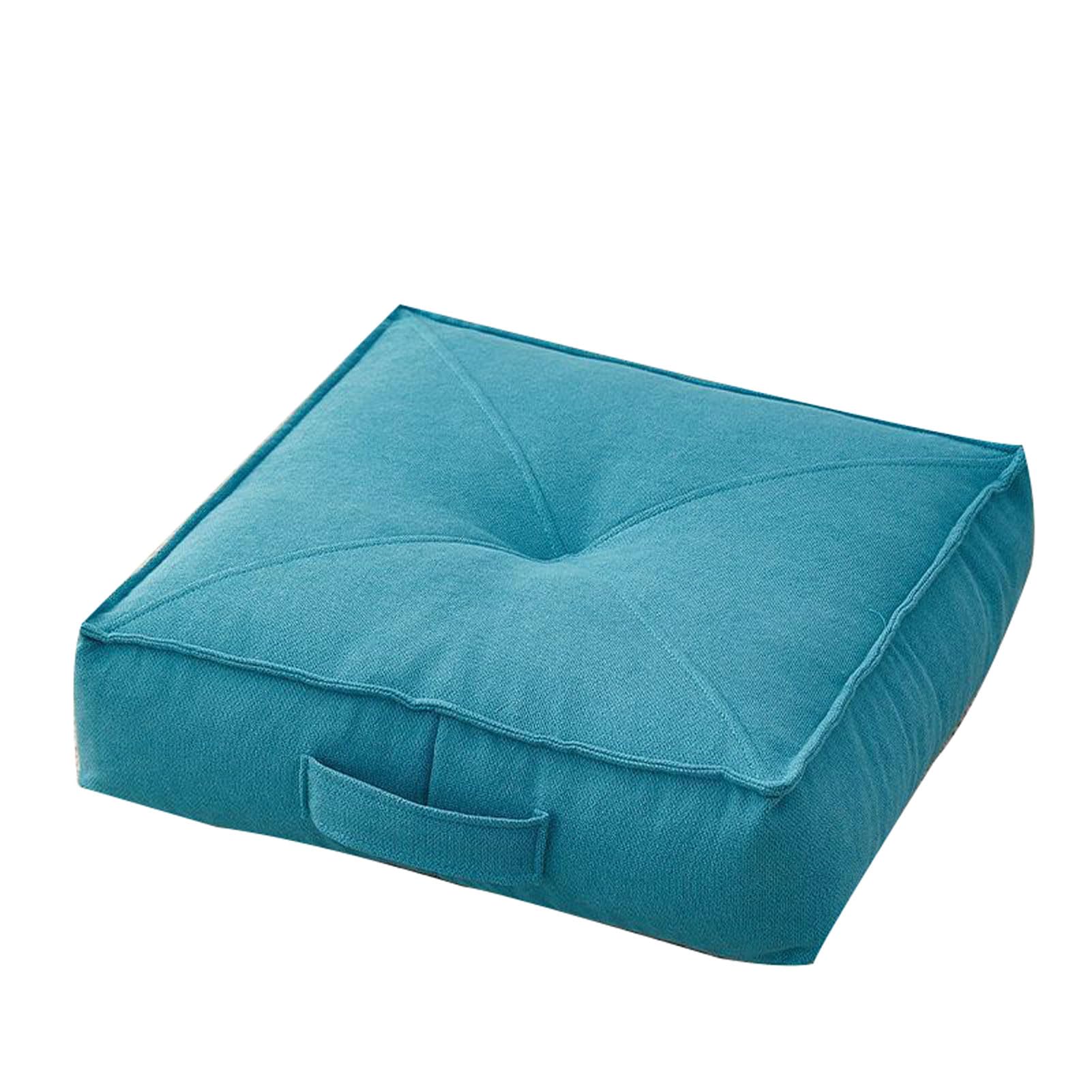 Coussin de sol carré pour une ambiance de terrasse chaleureuse et cosy