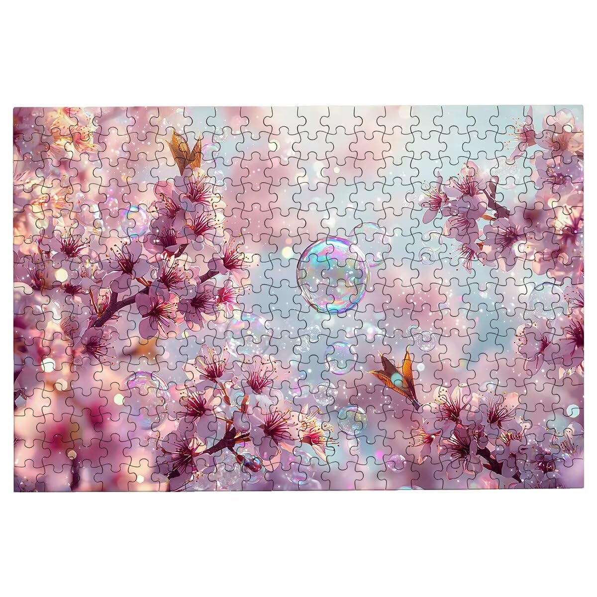 Puzzle 3000 sztuk kwiat, Dream Puzzle, Puzzle 3000 Dorosłych, Puzzle dla dorosłych z pudełkiem prezentowym, drewniane puzzle wyzwanie dla całej rodziny, oryginalne prezenty dla kobiet Decor -3118