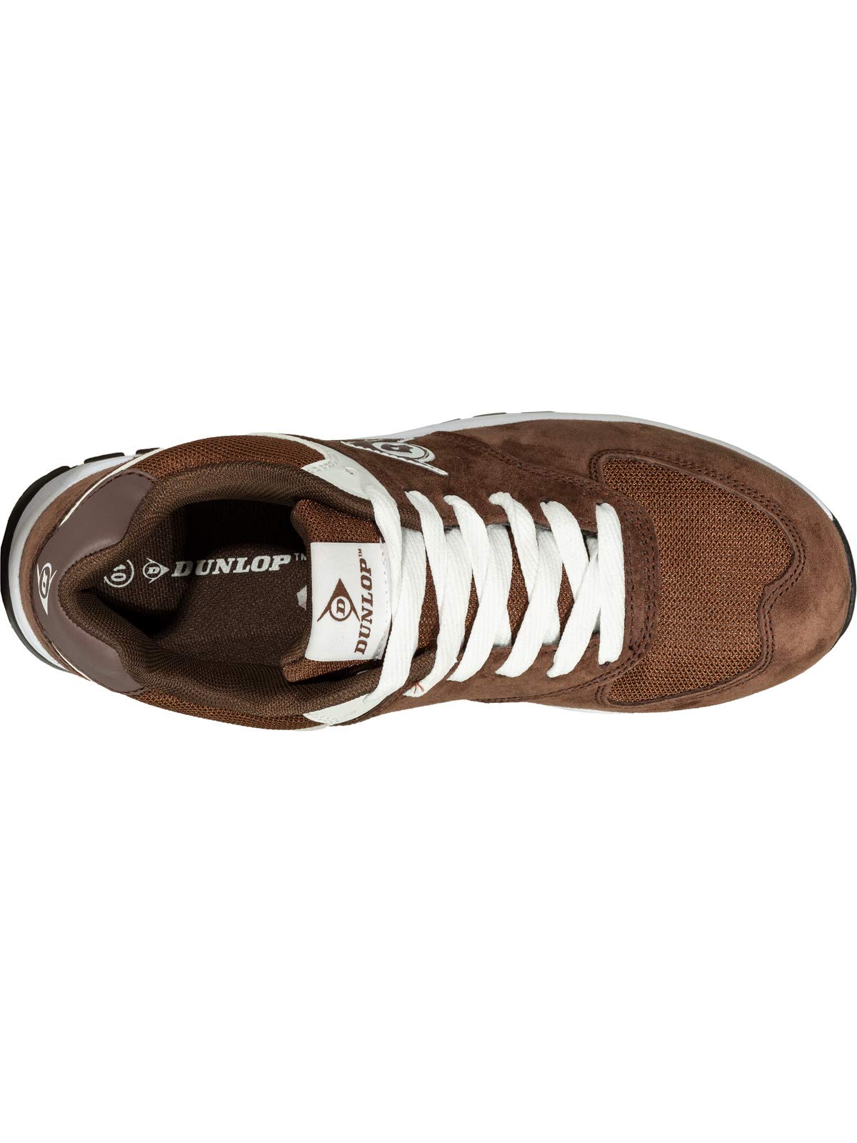Dunlop DL0201027-44 Zapato, Piel de Ante y Mesh, Marrón, 44
