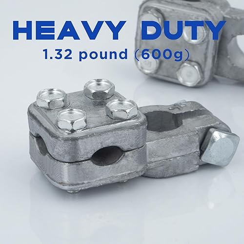 Miniatura 10 de 1 par, conectores de terminales de batería militar, conector de terminal de batería resistente para automóvil, terminales de batería marina,