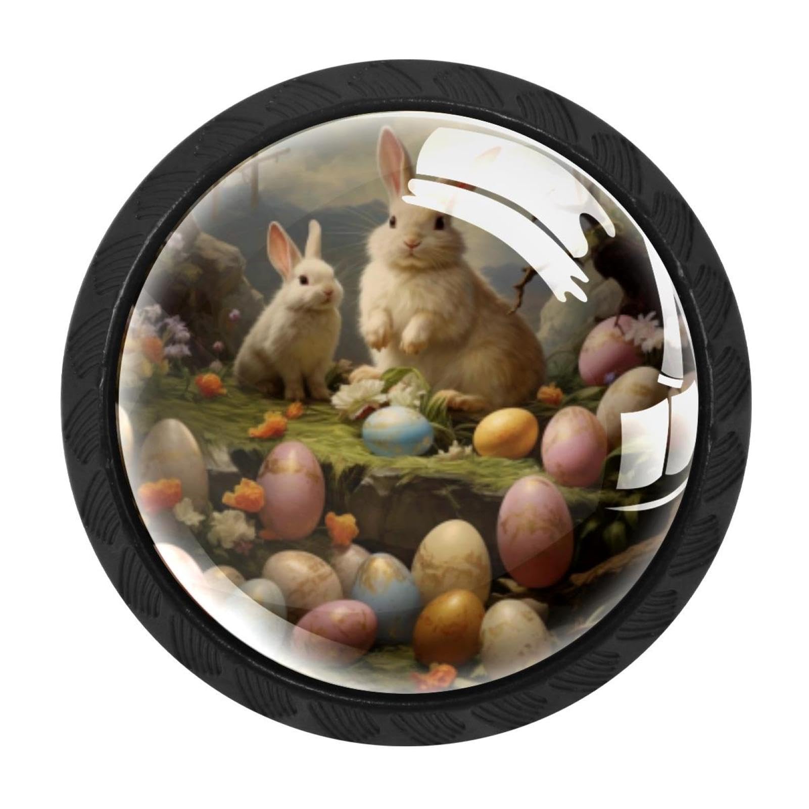 Chenzzzz Multicolored 01 4 Pack Easter Drawer Knob Cabinet Hardware