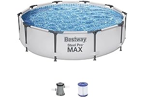 Bestway Steel Pro Max 10' x 30" Power Steel Pool Set with Filter Pump