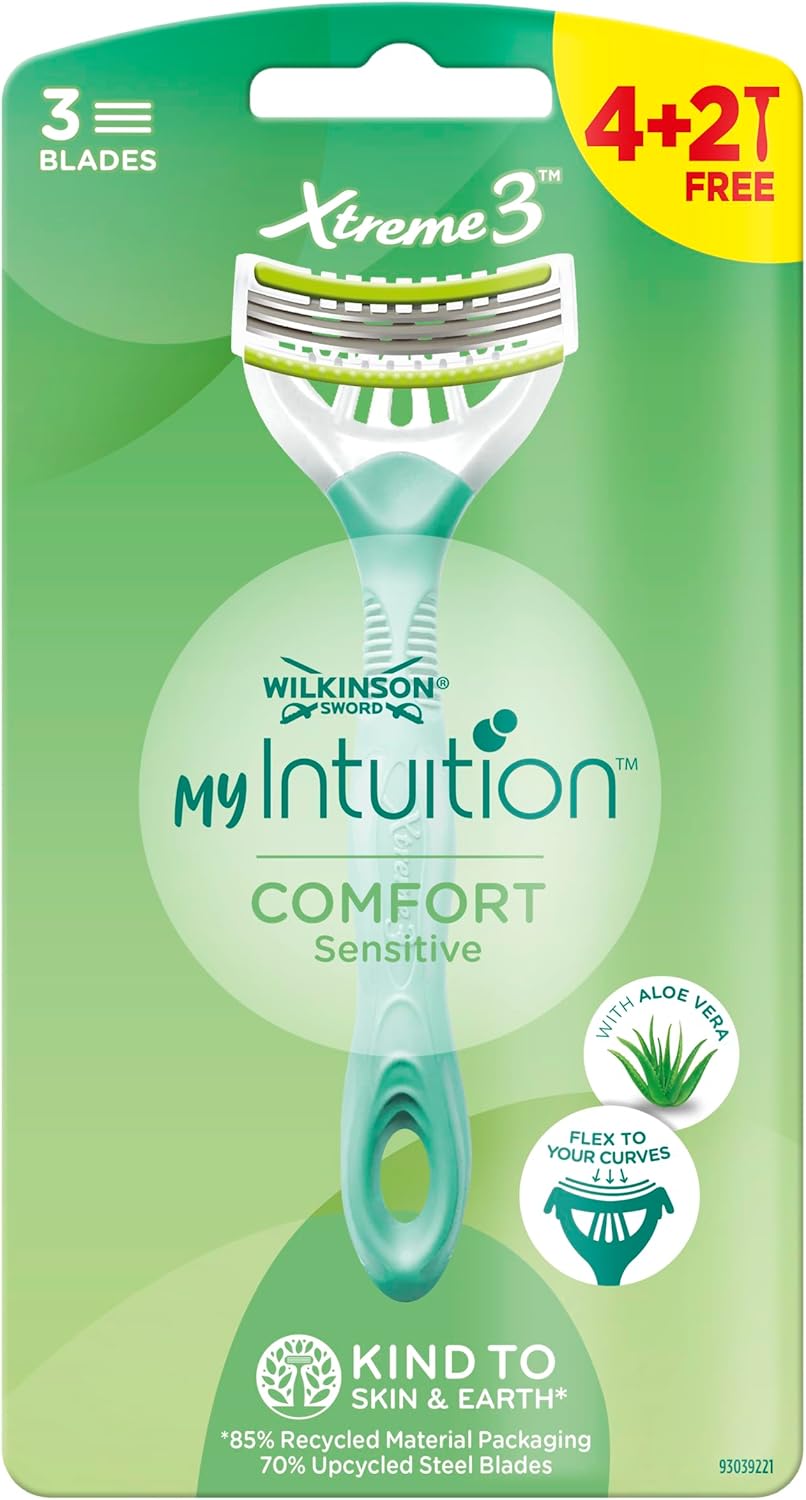 WILKINSON SWORD - My Intuition Xtreme 3 for Women | Comfort Sensitive ...