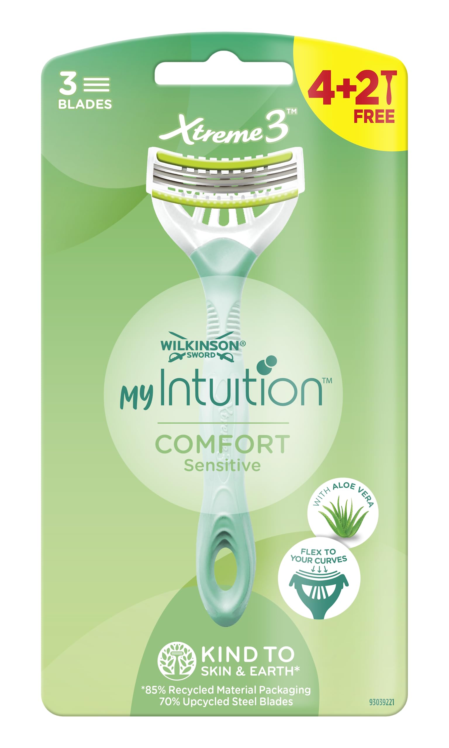 Wilkinson Sword myIntuition Comfort Sensitive Xtreme 3 womens 4+2er Pack