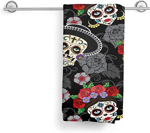 Vista 103 de Perinsto Toalla de mano de hojas de arce, toalla decorativa de hojas de otoño, multiusos para baño, cocina, gimnasio y spa, 27.5 x 15.7 pulgadas