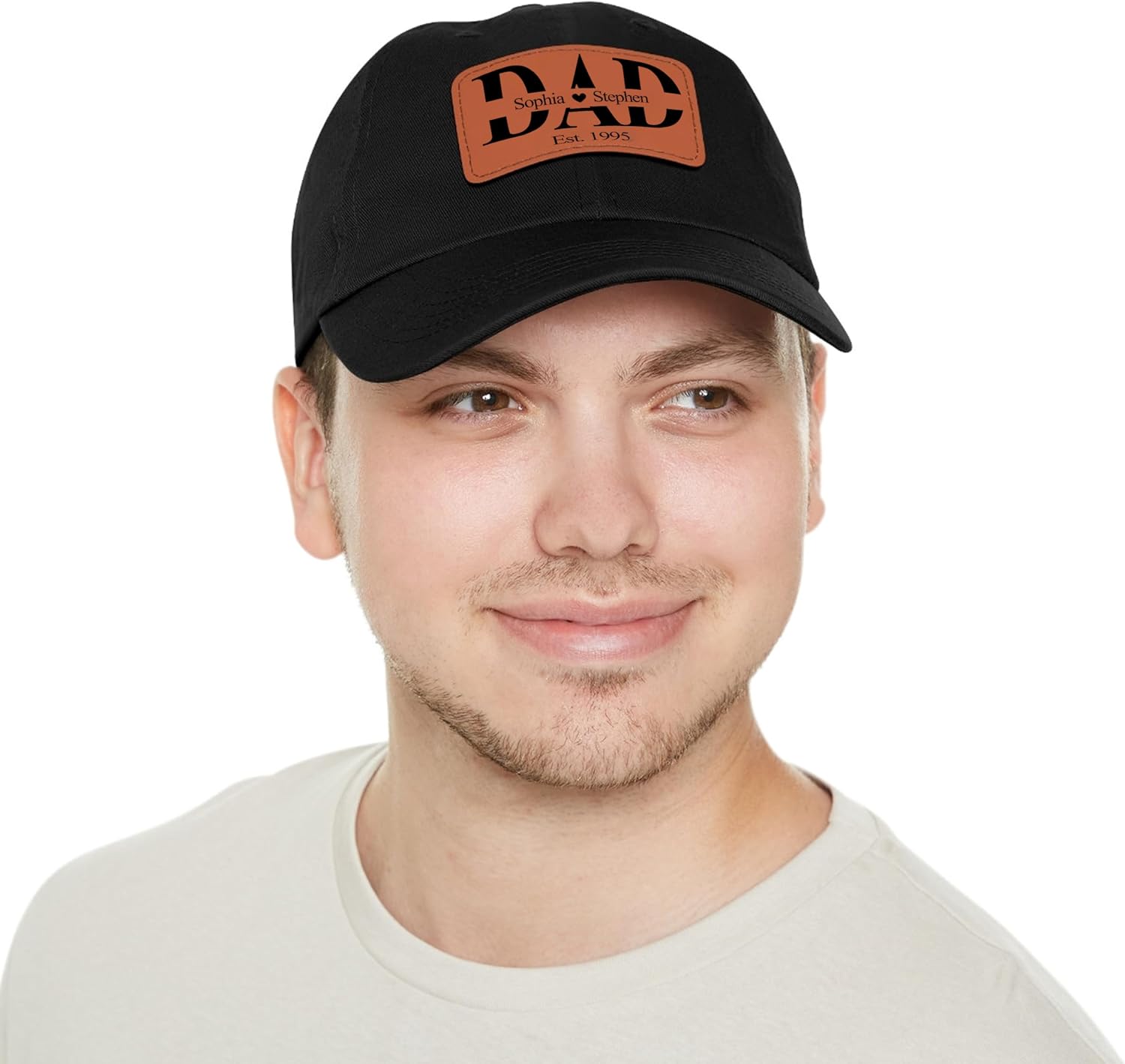 LOVELYPOD Custom Papa Patch Cap, Dad Est 2024, Dad Birthday & Gifts