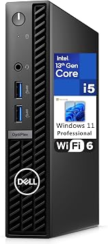 Dell 2024 OptiPlex 7000 7010 MFF Micro Form Factor 1.2L Business Desktop Computer, 13th Gen Intel 14 Cores i5-13500T Beat i7-12700T, 64GB DDR4 RAM, 1TB PCIe SSD, WiFi 6, Bluetooth, Windows 11 Pro
