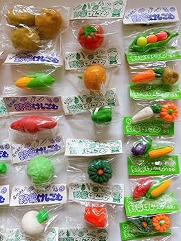 食べ物・フルーツ・野菜消しゴムセット 食べ物・フルーツ・野菜消しゴムセット 食べ物・フルーツ・野菜