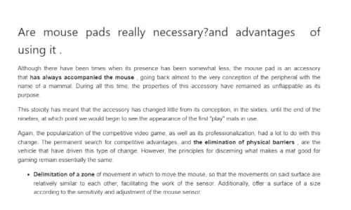 Are mouse pads really necessary? And advantages of using it . – vue 2
