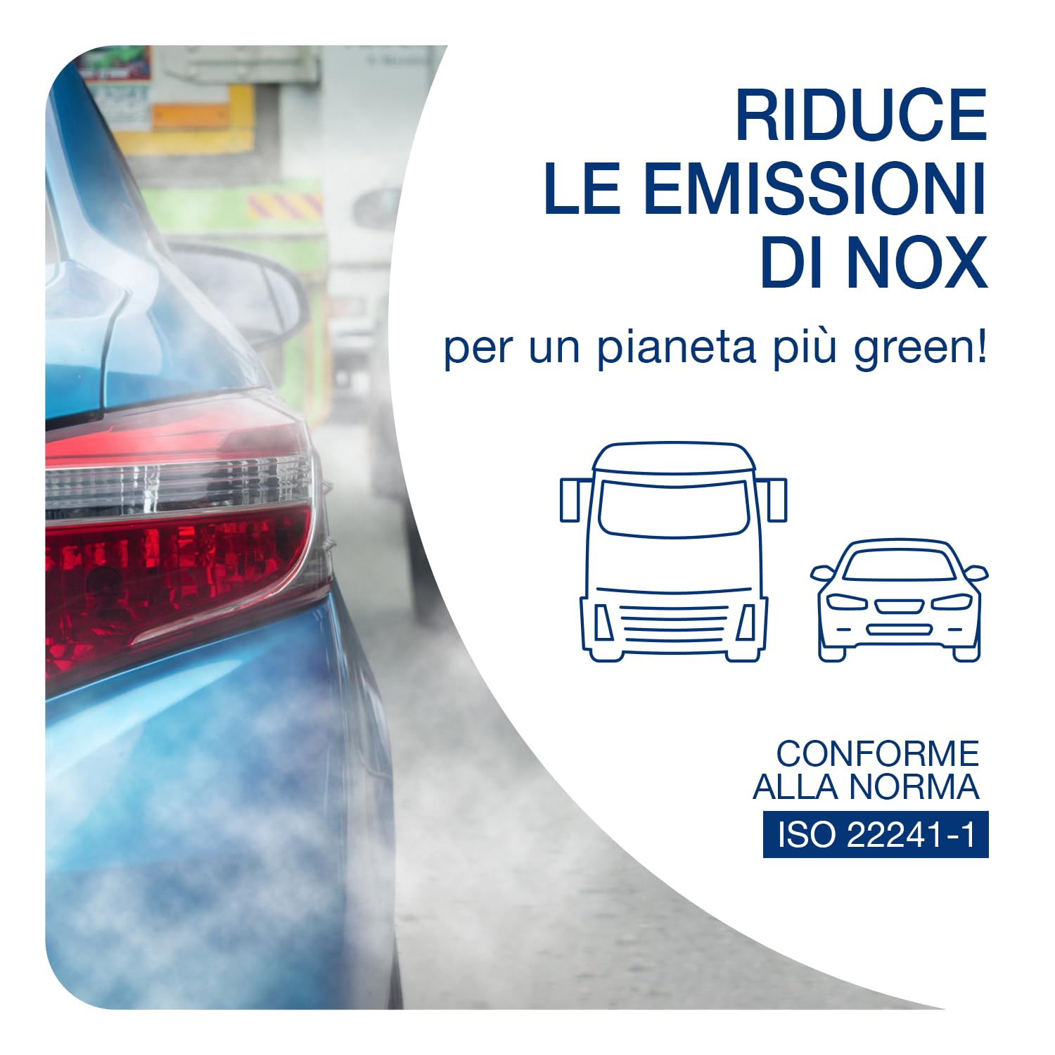 AdBlue® Additivo Motori Diesel per Riduzione Emissioni NOx a Base Urea, Conforme a ISO 22241-1, 10 L (2 x 5 L), Beccuccio Incluso