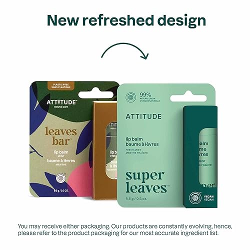 Miniatura 8 de ATTITUDE Bálsamo labial sin plástico, ingredientes verificados a base de plantas y minerales verificados por EWG, productos de cuidado personal
