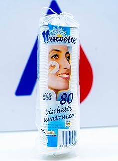 مجموعة وسادات قطنية لإزالة المكياج - 80 قطعة