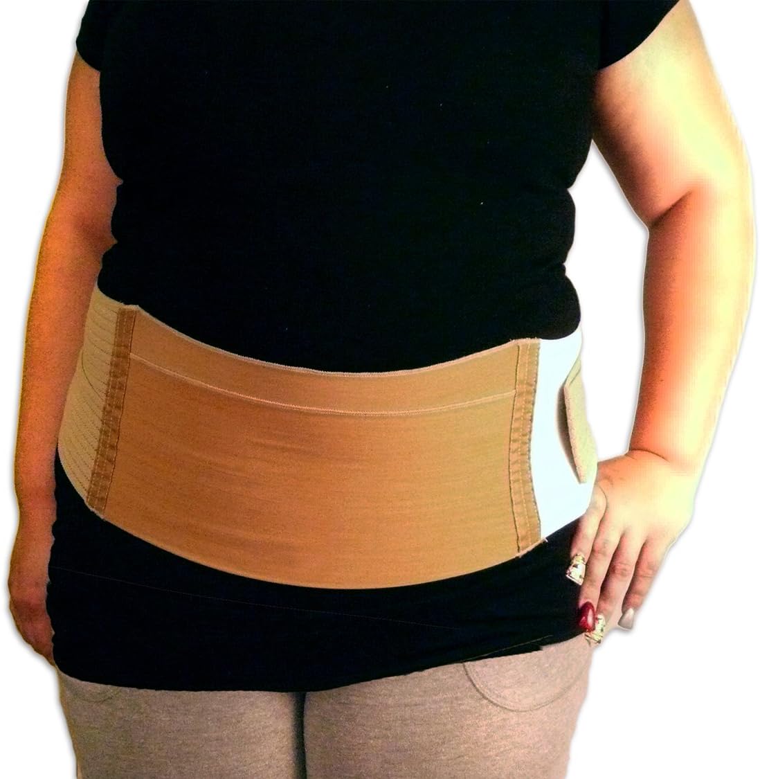 Maternity Belt 6 Inch Wide Microfiber for Pregnancy, Pregnancy Support Belt for Pelvic Pain for Pregnant Women (Extra Large)