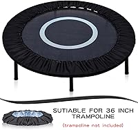 Vista 2 de Cubierta de resorte para trampolín, cubierta de seguridad de repuesto para trampolín pequeño, tela Oxford 600D, opcional para reparable, marco