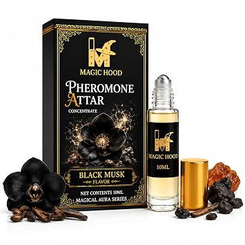 New Royal Range Arabian Black Musk Fragrance Attar 10ml | Arabian Unisex Fragrance | Long-Lasting Alcohol-Free Musk & Floral Scent | 10ml Gift Pack | Dubai Premium Attar+