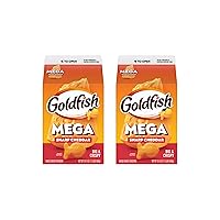 Vista 20 de Goldfish Galletas saladas con sabor extra a queso cheddar Flavor Blasted, caja de 27.3 oz