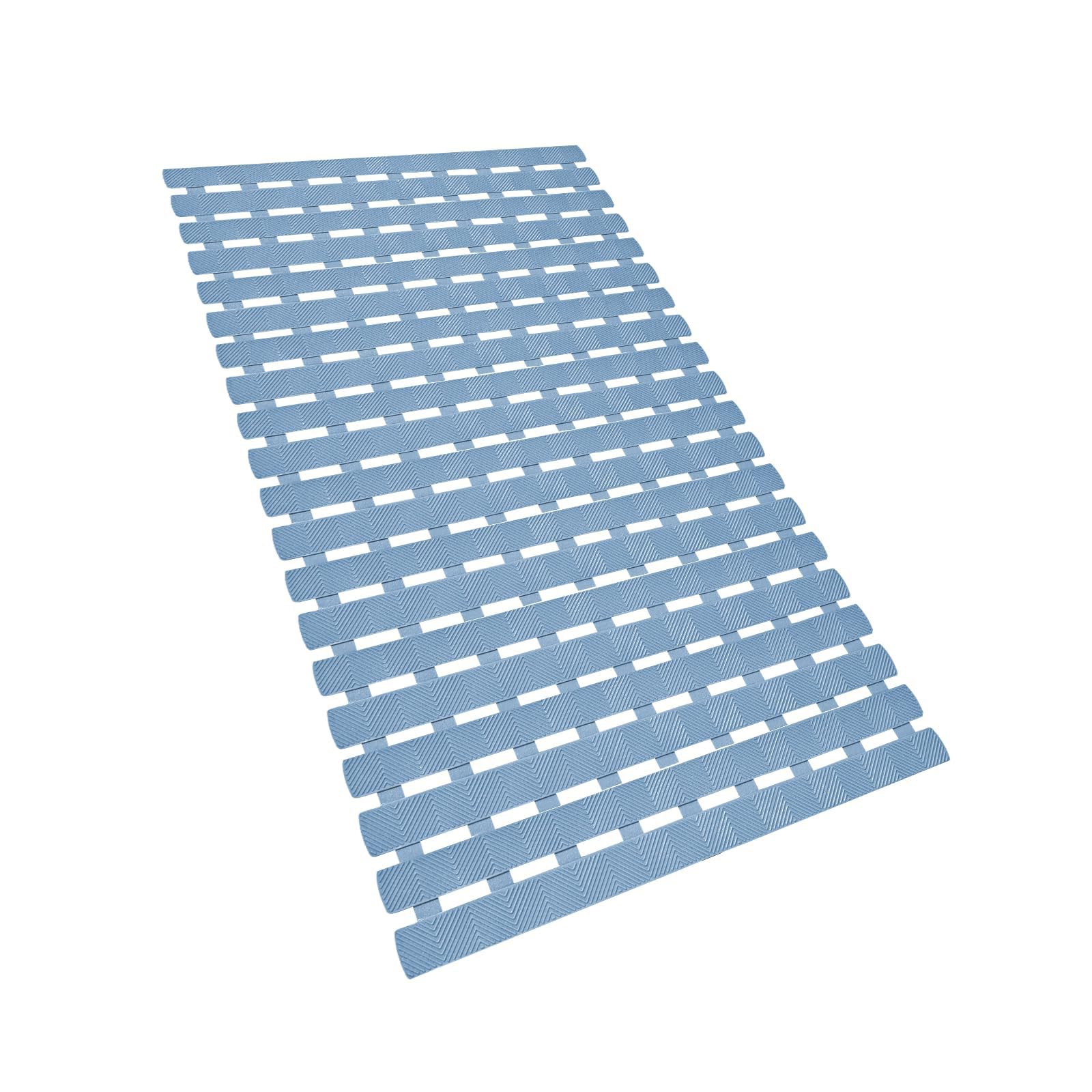Tfaoys Light Blue Pet Shower Mat Skid Resistant Base With Strong Adhesion For Comfortable Pvc Construction Pet Shower Mat