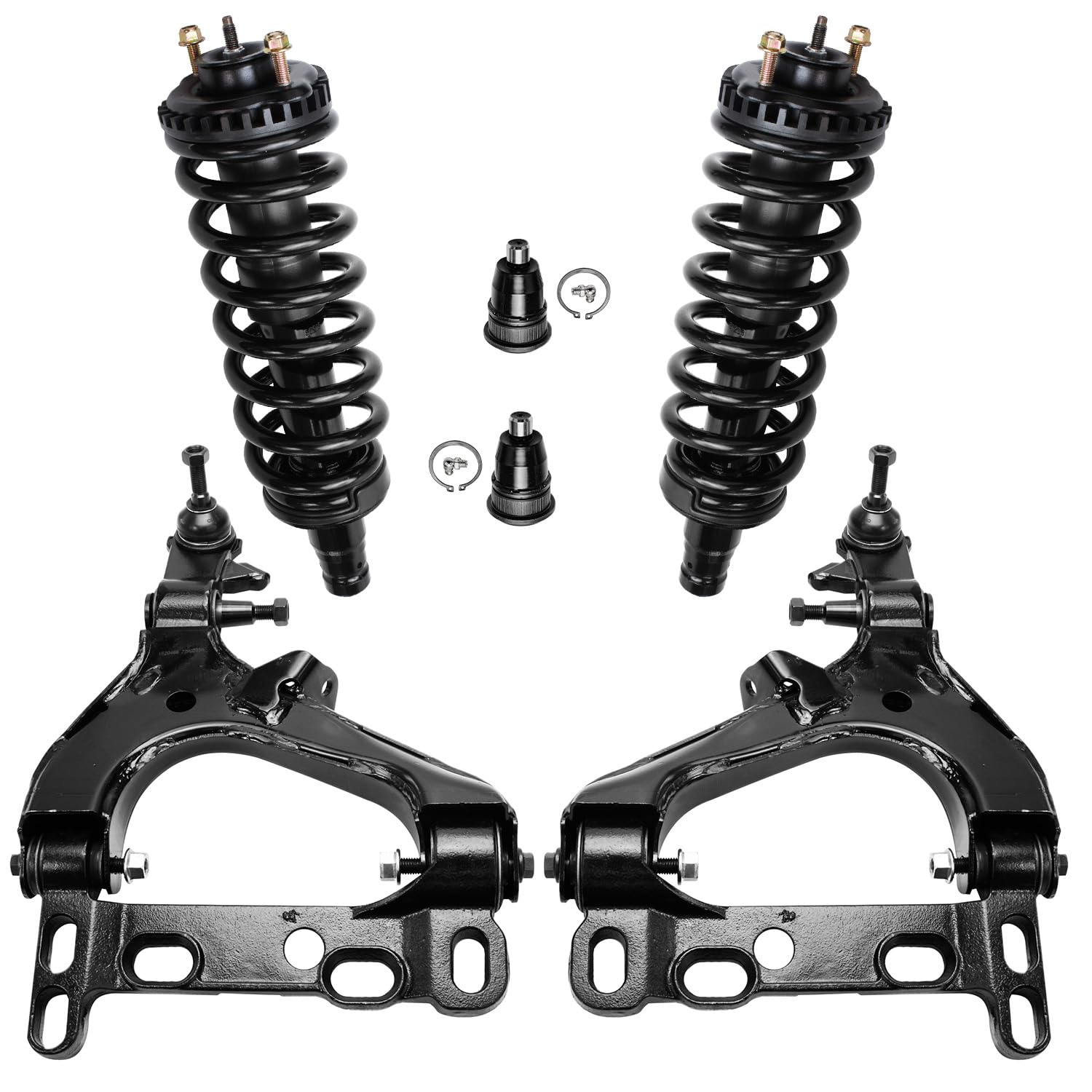 Detroit Axle - Front Suspension Kit for Chevy Trailblazer EXT GMC Envoy XL