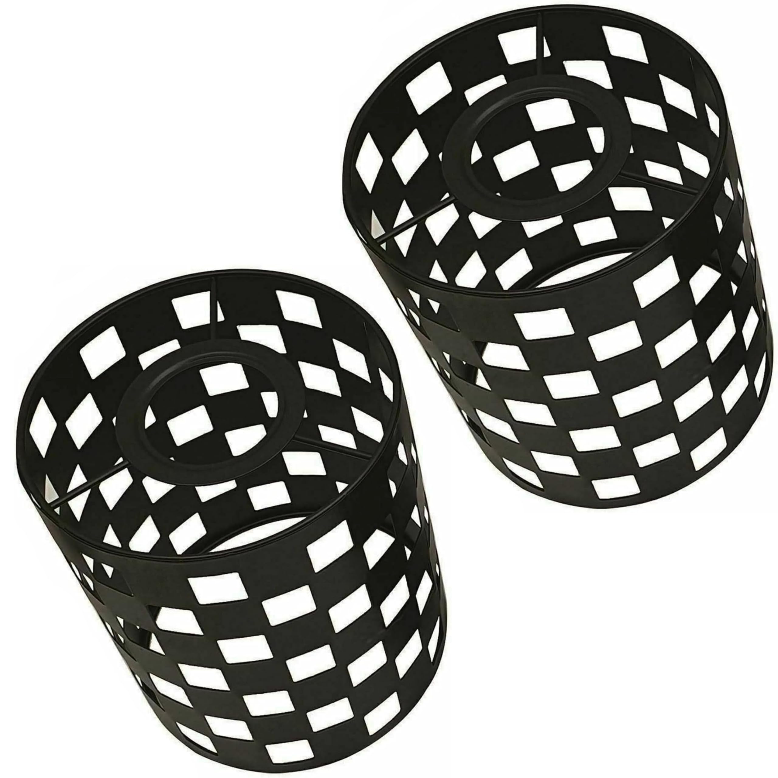 2 Pack Vintage Cage Metal Lamp Shade - Industrial Metal Cage Lamp Light โ image 1