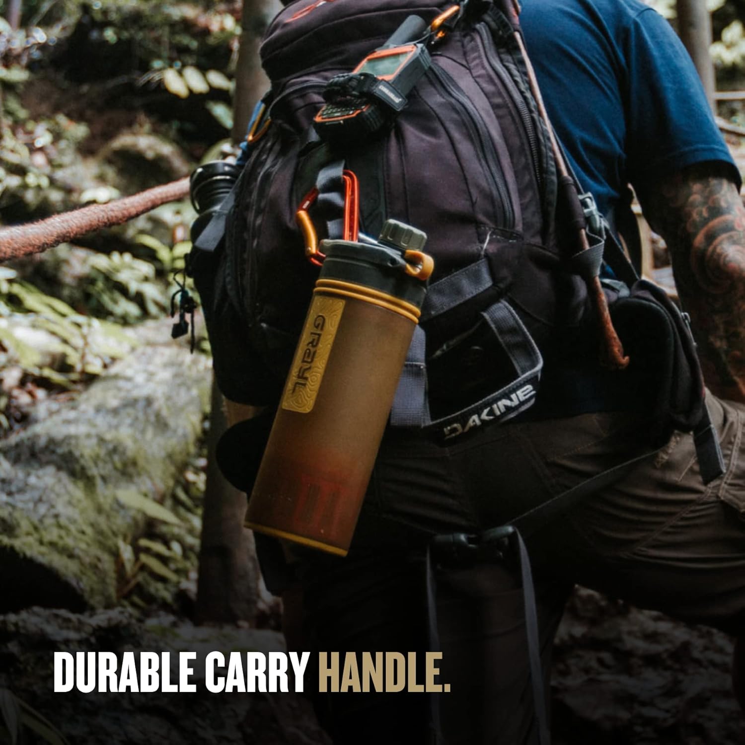 Best Review GRAYL GeoPress 24 oz Water Purifier Bottle Filter for