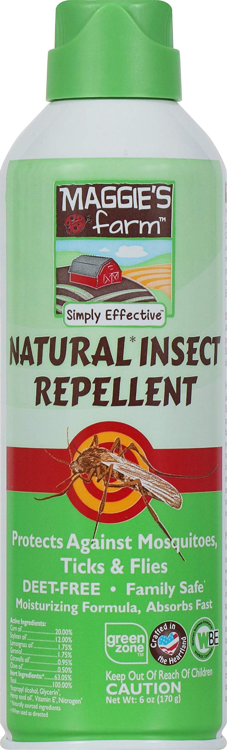 Amazon.com: Maggie's Farm Maggie's Farm Insect Repellent, 6 Ounce ...