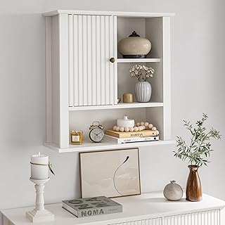 RoyalCraft Wall Bathroom Cabinet, Wall Mounted Medicine Cabinet with Flu...